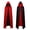 Hood Black, variant on Adult Vampire Cape, Red Halloween Dracula Costume Cloak, Unisex Cape for Men and Women, Size L
