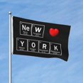 thumbnail image 2 of I Heart New York Banner With Metal Grommets Double Sided Printed Flag 3x5 Ft Garden Yard House Flags Greeting Banner Indoor Outdoor Party Home Decor, 2 of 8