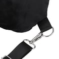 thumbnail image 4 of BIMZUC Multifunctional U-Shaped Portable Stuffable Travel Neck Pillow with Storage Bag, Plush Support for Flying and Camping, Soft Material, Black (7.09 inches / 18 cm), 4 of 9