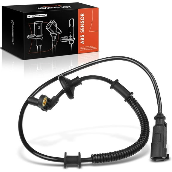 A-Premium ABS Wheel Speed Sensor Compatible with Ford & Lincoln Models - Expedition 2011-2012/2014-2017, Navigator 2011-2012/2015-2017, Sport Utility - Rear Driver or Passenger, Replace# 0265009901
