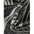 thumbnail image 5 of Unique Loom Outdoor Botanical Collection Area Rug - Leaf (13' Square Ivory Charcoal), 5 of 6