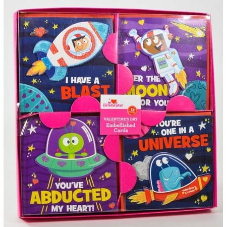 Way To Celebrate 12 Ct Specialty Valentines - Assorted
