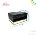 thumbnail image 2 of Mesa para café blanca negro 6.49 pulg Pido Todo MPC01WH-A2, 2 of 7