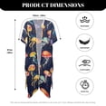 thumbnail image 6 of Xoenoiee Jellyfish Paint Splatter Pattern Kimonos for Women Swimsuit Coverups Beach Cover Up Summer Swimwear Cardigan Beachwear for Beach Vacation Travel, 6 of 7