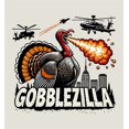 thumbnail image 5 of Turkey Gobblezilla Adult Sand Long Sleeve Hoodie-Small, 5 of 6