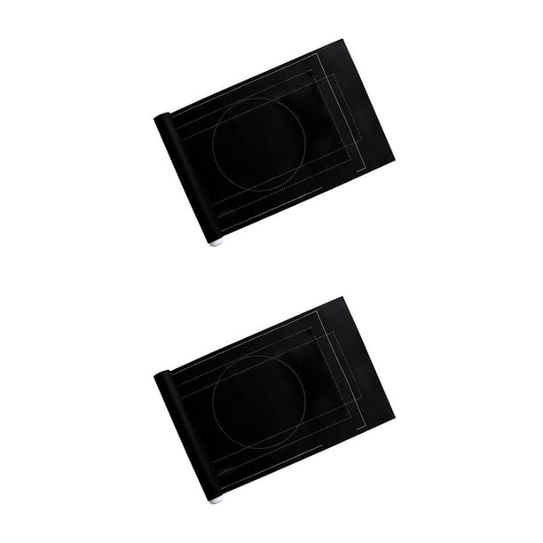 Tholdsy Estante de almacenamiento Suavidad Artesanía Multicolor Gran capacidad Suministro doméstico Profesional Ahorre tiempo Roll Mat Negro 2piezas