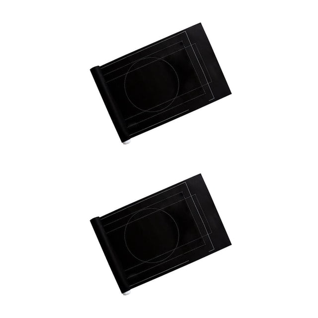 Vogacara Estante de almacenamiento Suavidad Accesorios para el hogar en orden Resistencia al desgaste Tablero de suministros para el hogar Esteras de Negro 2piezas Vogacara CBP344865