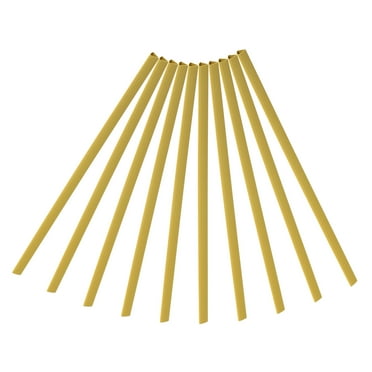 Uxcell 10mm Binding Bars, 10 Pcs Plastic Binding Bars Slide Grip 70 Sheets Capacity A4 Binding Bars, Yellow