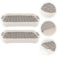 thumbnail image 3 of 2Pcs Bunny Litter Box Hamster Toilet Square Rabbit Litter Box Plastic Guinea Pig Toilet, 3 of 5