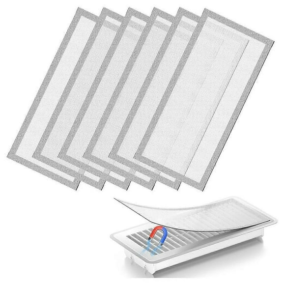 Floor Vent Cover, Magnetic Vent Cover Mesh Ventilation Filter for Home Floor/Wall/Ceiling to Capture Debris Hair Dust B
