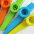 thumbnail image 4 of SHISUYAN 10pcs Plastic Kazoos Musical Instruments Colorful Kazoo Flute for Music Lover, 4 of 9