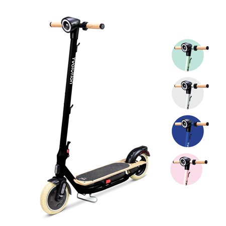 Yvolution YES Electric Scooter for Adults (Black) LED Display  Foldable Design