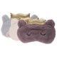 thumbnail image 4 of Light Blocking Sleep Mask Cute Animal Eye Mask Stress Relief For Students Purple Gold 20.00X11.00X1.00Cm Elastic Adjustable Strap 3Pcs, 4 of 4