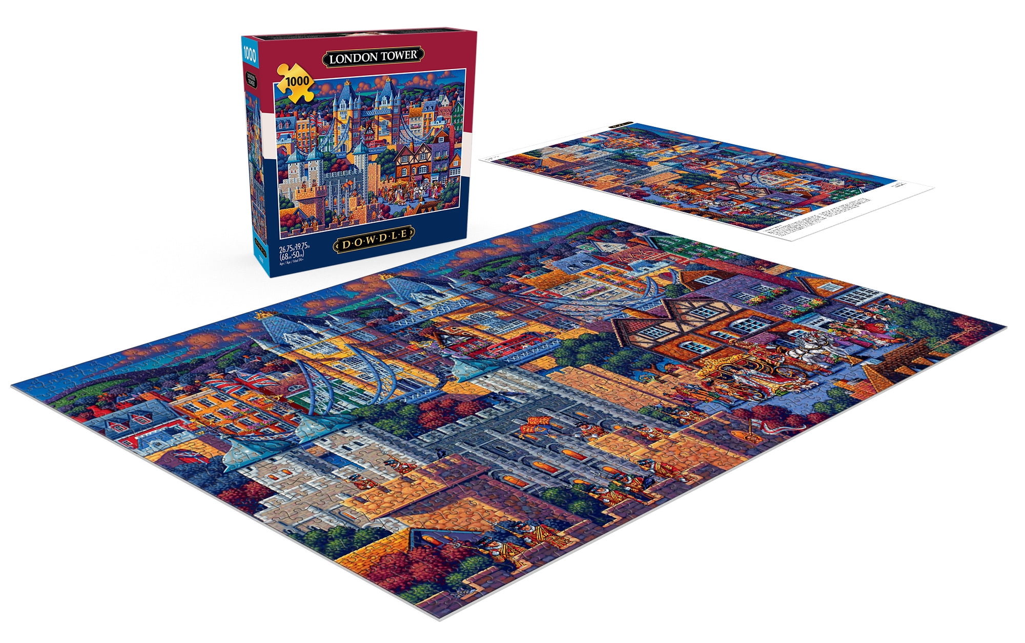 Buffalo Games London Tower 1000-Piece Interlocking Jigsaw Puzzle for Adults Ages 14-99 Years