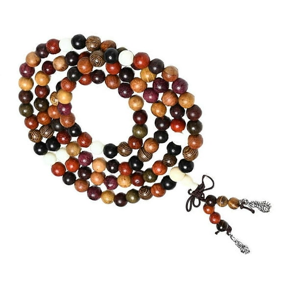 Chic Wooden Buddha Bead Bracelet for Daily Wear, Commemorative Events, and Celebrations