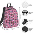 thumbnail image 4 of Balery Colorful Cute French Bulldog Lightweight Backpack for Men and Women - Durable and Water-Resistant, Ideal for School, Work, Travel, and Everyday Use, 4 of 9