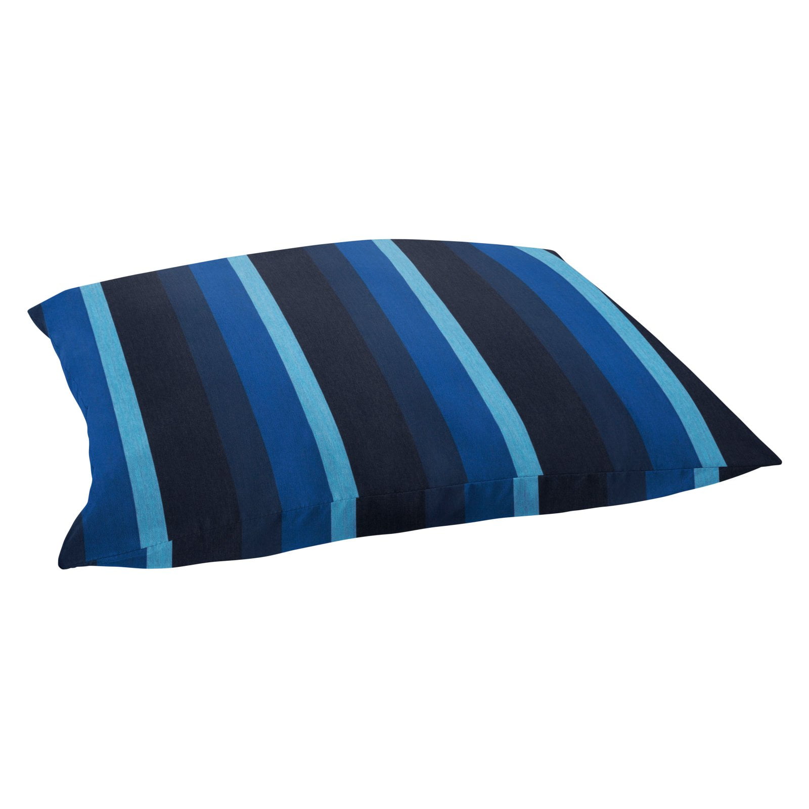 Mozaic Company Sunbrella Indigo Blue Stripe Outdoor Floor Pillow Walmart Com Walmart Com
