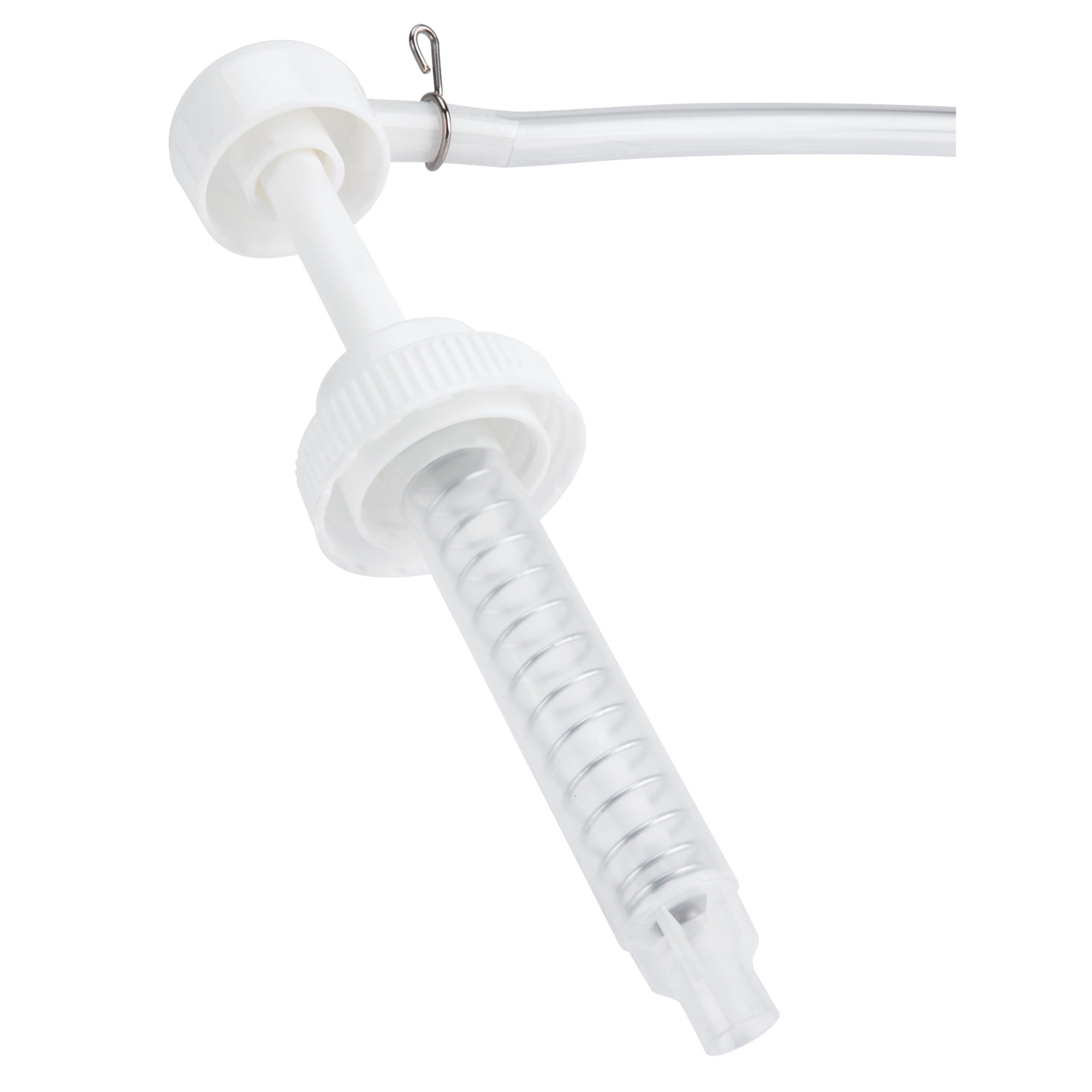 Performance Tool W1139 Quart/Gallon Fluid Pump and Hose for Fluid Transfer, Double-Threaded Design, Clear