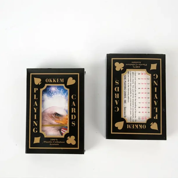 OKKEM Plastic Boxed Plastic Poker Card Plastic, SizeNoSize Gao Jinjia unisex