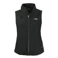 thumbnail image 2 of Women's Cutter & Buck Black Seattle Seahawks Charter Eco Recycled Full-Zip Hoodie Vest, 2 of 3
