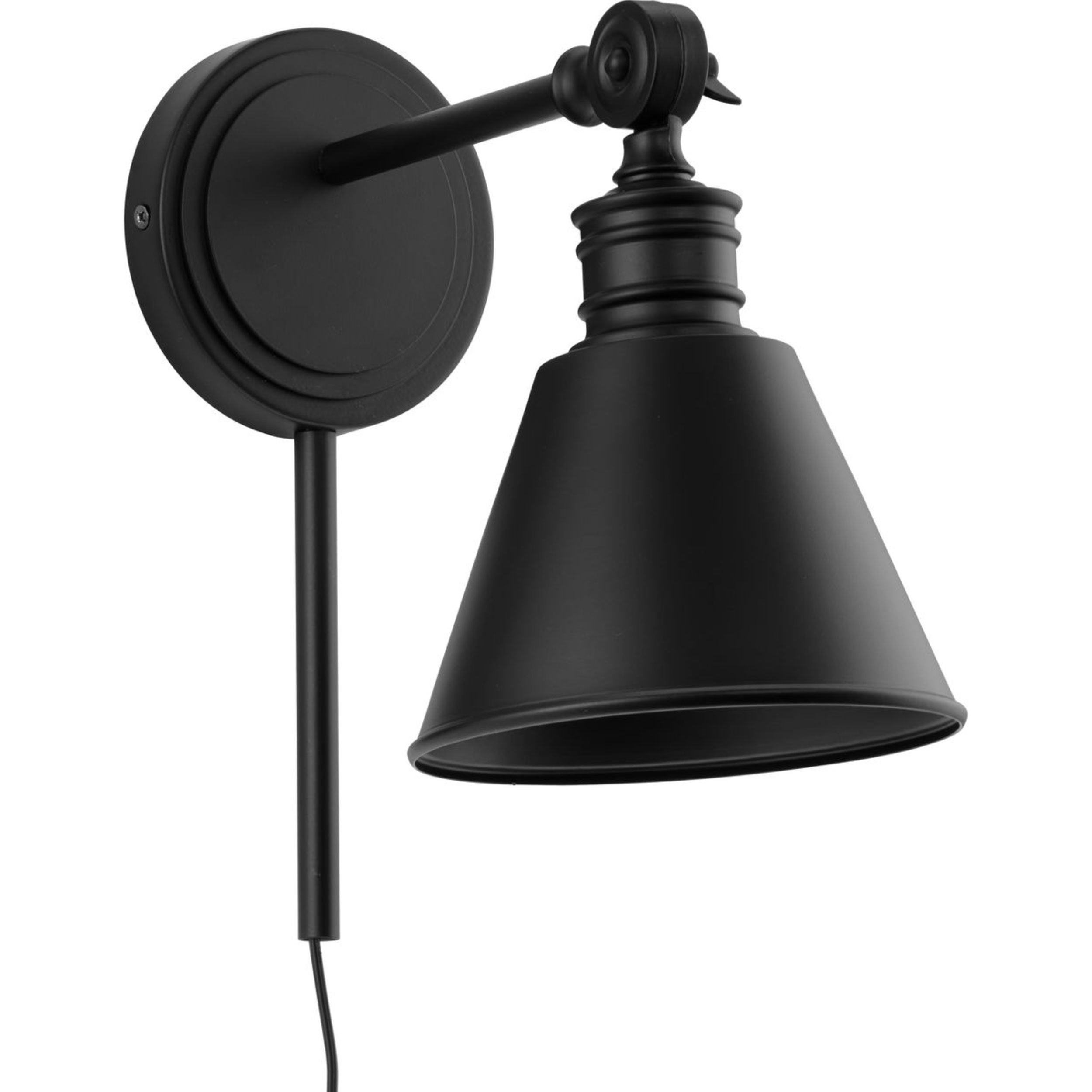 Better Homes and Gardens 6" Craftsman Dimmable 1-Light Black Wall Sconce, Suitable for Living Rooms, Dining Rooms, Bedrooms