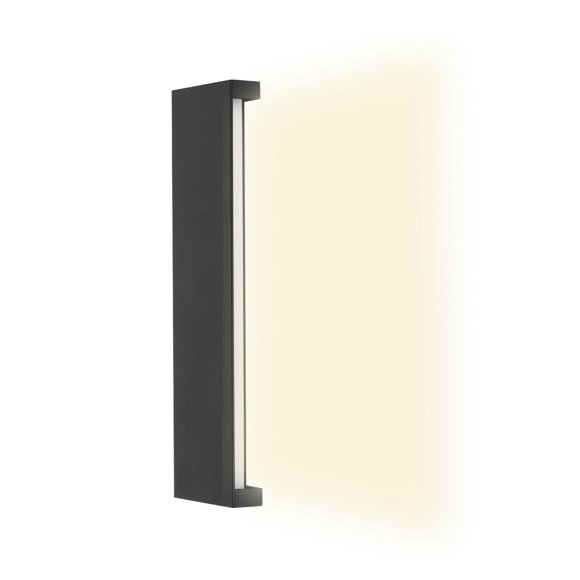 IPSA Luminaria Arbotante Decorativa para Muro, Luz Led, 20 Watts, Color Negro