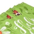 thumbnail image 6 of XMXT Shower Curtain Liner with Iron Hooks, Waterproof Insect Spring Pattern Shower Curtains for Bathroom Decor Accessories, 72 x 72 inches, 6 of 9