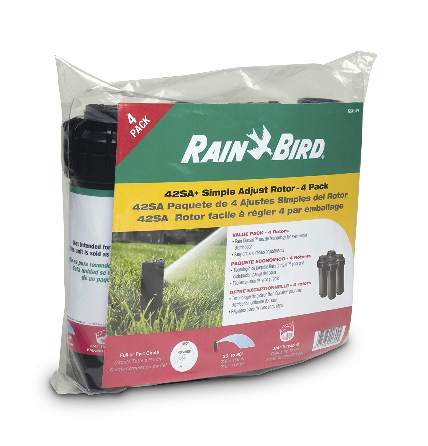 Rain Bird 52SA 3/4-in Stainless Steel Pop-Up Spray Head 6 pack set of 6 