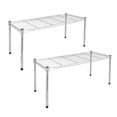 thumbnail image 1 of Shelving Simple Deluxe Heavy Duty, 1 estante, acero cromado, paquete de 2, 1 of 6