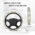 thumbnail image 5 of Balery Steering Wheel Covers Vintage Wood Background With Floral Elastic Skidproof Steering Wheel Protective Cover Case Fit Universal Auto Accessories Decor, 5 of 8