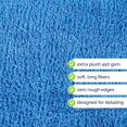 thumbnail image 7 of GREEN LIFESTYLE Microfiber Cleaning Cloth 6 Pack, Borderless Microfiber Towel, Rags for Cleaning, Microfiber Towels for Cars, (16" x 16", Blue), 7 of 7