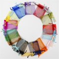 thumbnail image 2 of Yazoeia 100 Pcs Sheer Organza Bags, Wedding Favor Bags with Drawstring, Makeup Organza Favor Bags, Drawstring Net Gift Bags, Jewelry Gift Bags for Party Wedding Gift Return Store, CJC912-166192, 2 of 3