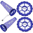 thumbnail image 1 of Reemplazo de Filtro DC50 Compatible con Dy*son DC50 Animal Aspiradora Completa Multipiso, Pieza de Reemplazo # 965081-01 y 965080-01, Kit Incluye 2 Filtros Pre-Motor, 2 Filtros HEPA Post-Motor y 1..., 1 of 7