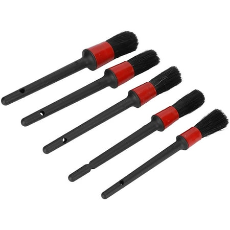 Detailing Brush Set, Car Cleaning Tools for Cleaning Automotive Wheels Dashboard Interior Exterior Leather Air Vents Emblems Detailing kit