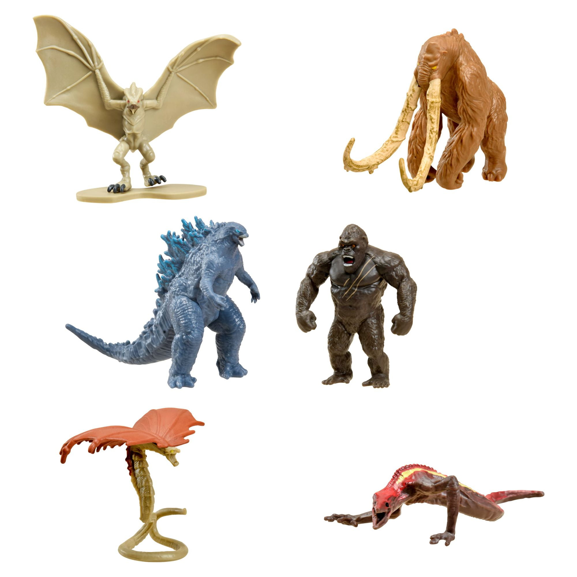 MonsterVerse Godzilla vs. Kong Hollow Earth Monster Wave 2 Action Figure  Case