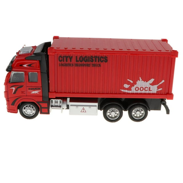 Juguete de Vehículos de Simulación perfecl Camión de Transporte 1:18 Rojo