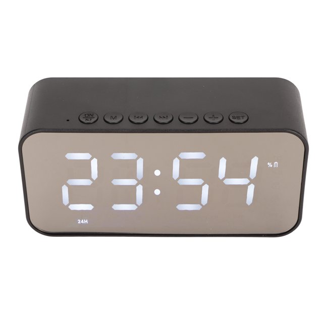 Haut-parleur Bluetooth Réveil, Haut-Parleur Bluetooth Sans Fil Stéréo Haut-Parleur Bluetooth Stéréo Sortie Haute Intensité