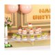 thumbnail image 2 of Elevadores de acrílico Yuxing Soportes de exhibición transparentes para coleccionables y cupcakes, 2 of 5