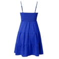 thumbnail image 5 of Mini vestido sin mangas con volantes en el bajo para mujer - Vestido corto sexy para el verano - Conjunto informal para fiesta - Tallas S-XXL, 5 of 5