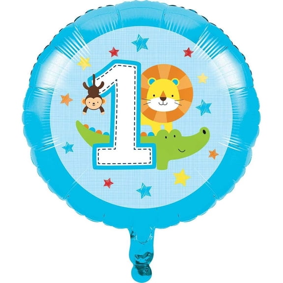 Creative Converting One is Fun Boy Mylar 18" Multi-color 1st Birthday Balloon