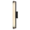 thumbnail image 3 of 24W Led Medium Bath Vanity In Transitional And Industrial Style-4.25 Inches Tall And 24 Inches Wide-Black/Heritage Brass Finish Hinkley Lighting, 3 of 14