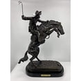 thumbnail image 2 of Frederic Remington's Solid Bronze Bronco Buster - Regular Size, 2 of 4