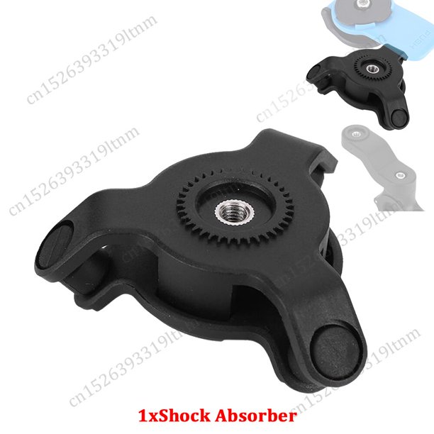 Soporte de teléfono móvil para motocicleta, amortiguador para bicicleta, bloqueo cuádruple, resistente a los golpes, soporte de montaje en manillar Fivean unisex
