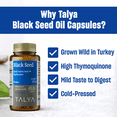 thumbnail image 6 of TALYA Black Seed Oil Softgel with Immune, Digestive, Brain, and Joint Support, 60 Capsules, 6 of 6