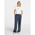 thumbnail image 2 of No Boundaries Pleated Trousers with Piping, 30" Inseam, Women's XXS-XXL, 2 of 5