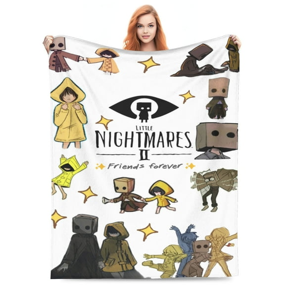 Little Nightmare Bed Blanket Lightweight Throw Blankets Flannel Blankets Soft Warm Blanket for Bedroom Sofa Kids Adult 40"x30"
