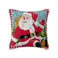thumbnail image 1 of Cateissary Kits de gancho de pestillo de estilo navideño DIY, obras maestras navideñas propias, kits de fabricación de fundas de almohadas Kits de decoración para fiestas BZ954, 1 of 6