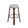 thumbnail image 3 of Butler Specialty Company Tabouret de Bar Rond en Rotin Tobias 30 Pouces - Pois Blancs et Bruns, 3 of 6
