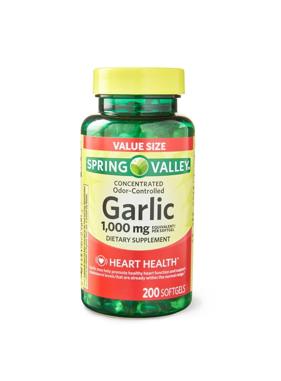 Garlic Pills in Herbal Supplements