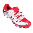 thumbnail image 5 of Men's Adult Red Mountain Bike Shoes, Size 41, SPD System for Anti-Slip Grip, Breathable Cycling footwear, 5 of 8